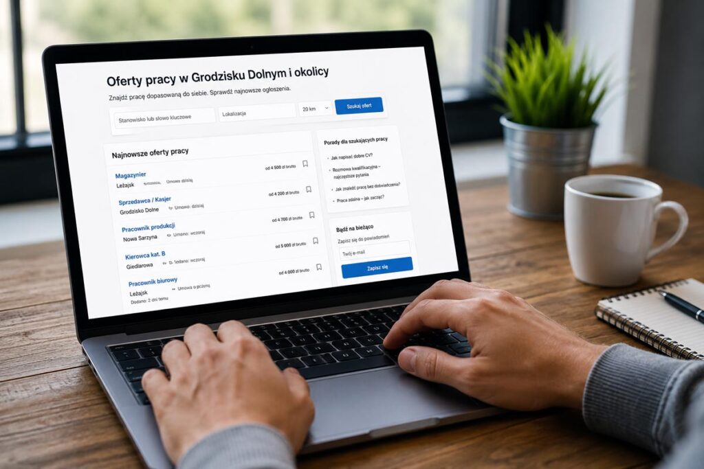 Praca w Grodzisku Dolnym i okolicy – gdzie szukać ofert pracy?