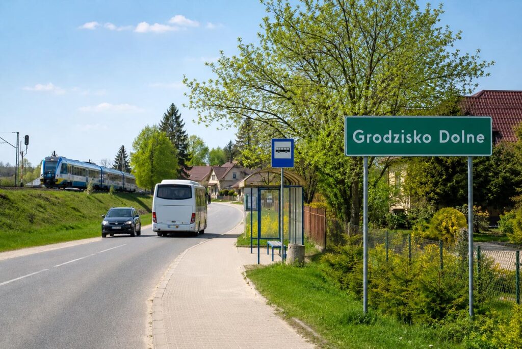 Grodzisko Dolne – autobusy, busy, pociągi i rozkłady jazdy